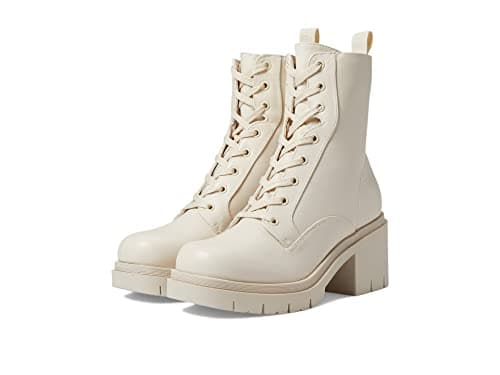 Image of GUESS Women's Juel Ankle Boot, Chic Cream 150, 5 UK