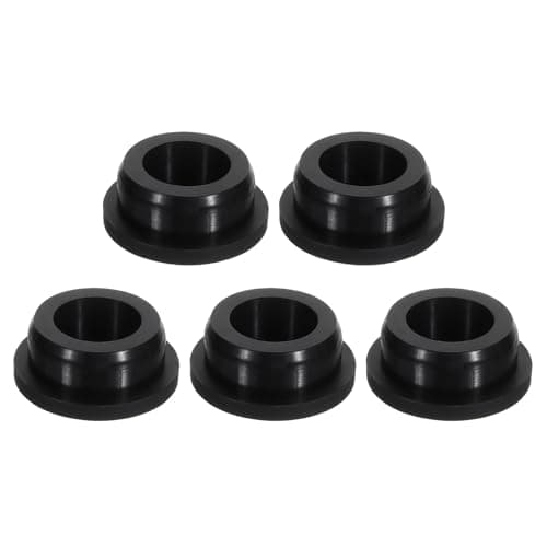 Image of sourcing map 5 Pcs Black Plug Holes, Waterproof Rubber Button Plug for 28mm / 1.1" Hole