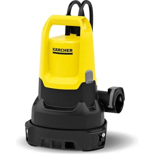 Image of Kärcher SP 16.000 Dual Flat Suction Submersible Pump for Dirty Water, Flow Rate: 16,000 l/h, Immersion Depth: max. 7m, for Dirty Water with Particles up to 20mm in Size, Residual Water Height: 1mm