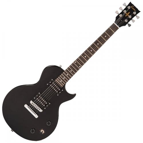 Image of Encore Blaster E90 Electric Guitar – Gloss Black | Mahogany Body & Neck | Double Coil Pickups | Online Lessons Included | Perfect Beginner Electric Guitar