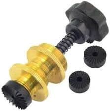 Image of Today's Tools Tap Reseater Tool – Universal Tap Seat Grinder with 3 Cutters (17mm, 19mm, 25mm) and 4 Threaded Guides for BS1010 & BS5412 Taps.