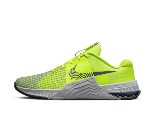 Image of NIKE Metcon 8 Men's Trainers DO9328 (Volt/Blue/Grey 700) UK 10 (EU 45)