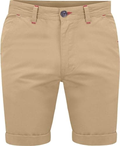 Image of westAce 2k18May New Mens Slim Fit Stretch Cotton Chino Shorts Summer Casual Smart [Beige,38]