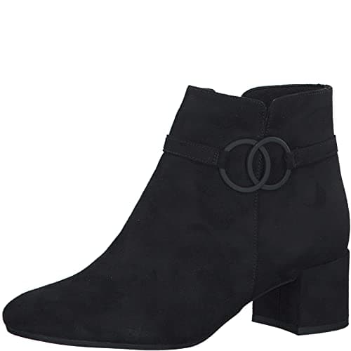 Image of Tamaris Women Ankle Boots, Ladies Ankle Boots,TOUCHit-Footbed,Boots,Short Boots,Booties,high,Black,38 EU
