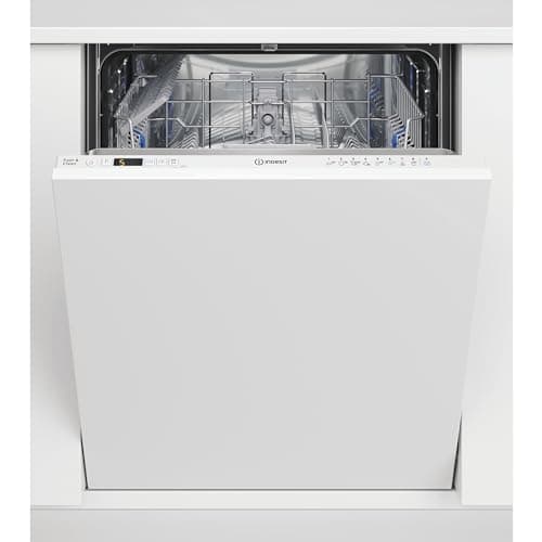Image of Indesit Push and Go D2I HD526 UK Built-In 14 Place Setting DIsh Washer - White