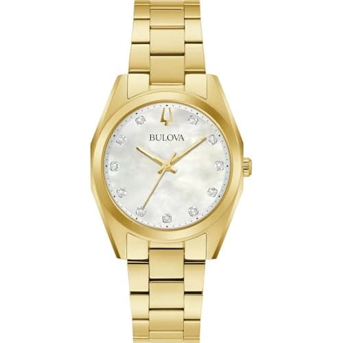 Image of Bulova Women's Analogue Quartz Watch with Stainless Steel Strap 97P172