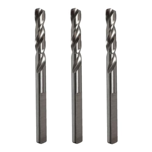 Image of Saxton HSS Hole Saw Cutter Arbor Pilot Drill Bits 6.35mm x 80mm (3)