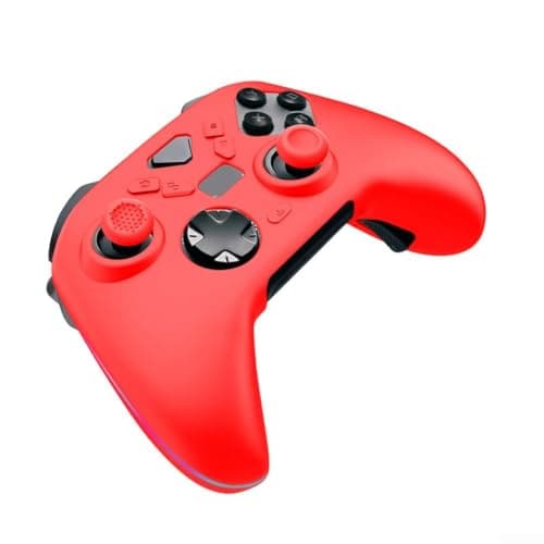 Image of Springwillfly Silicone Skin For ROG Raikiri II For Xbox Gaming Controller Supporting Comfortable Handling During Extended Play(Red)