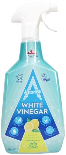Image of Astonish Multipurpose Cleaning Spray with White Vinegar, Powerful Cleaning for Surfaces, Zesty Lemon Scent, 750ml
