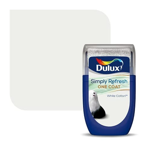 Image of Dulux Simply Refresh Tester Paint - White Cotton - 30ML, 5382947