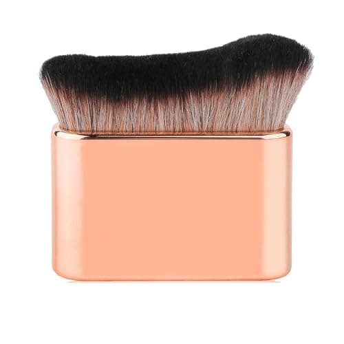 Image of Self Tan Brush, Tanning Brush, Portable And Durability, For Face And Body (Rose Gold)
