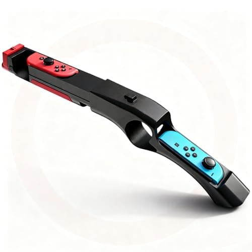 Image of INITMMO Gun Controller for Nintendo Switch/Switch OLED Controller Shooting Games Wolfenstein 2:The New Colossus,Resident Evil,Big Buck Hunter and Others,for Switch Hand Grip Hunting Game Accessory