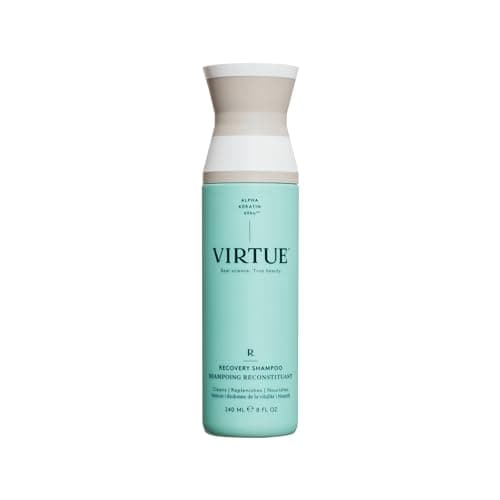 Image of Virtue Recovery Sulphate-Free Shampoo with Keratin & Baobab Seed Oil | Gently Cleanses & Repairs Damaged Hair | Colour Safe | 240 ml