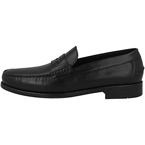 Image of Geox Men's Moccasins, Loafers, Black, 9 UK