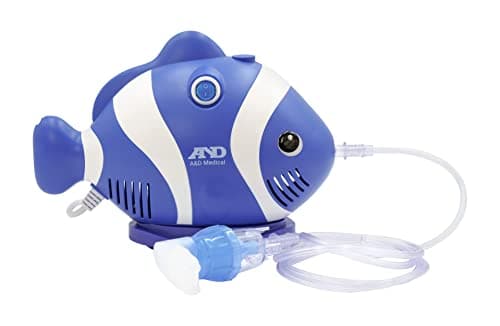 Image of A&D Medical Nebuliser Machine for Children Compressor Nebulizer Compact Inhaler UN-019 with Portable Design and Carry Case
