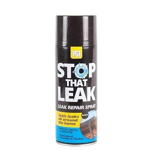 Image of MIXEL Stop That Leak Leak Repair Spray, Waterproof Sealant, Convenient and Cost-Effective, Flexible, Repair Black Pipes & Guttering, Option to Paint After Drying, Cracks Instant Solution (1 PCS)