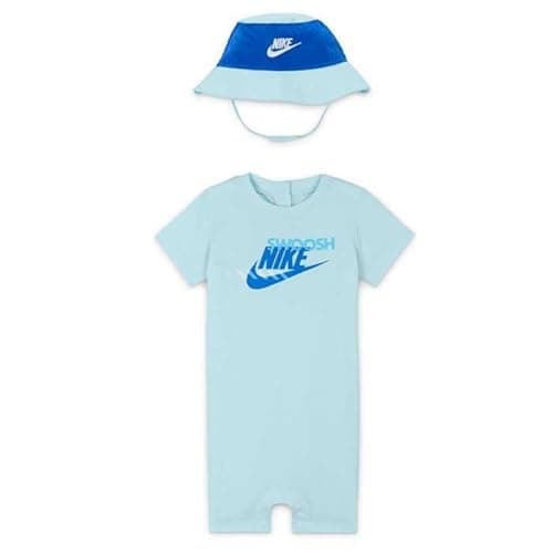 Image of Nike Unisex B NSW Pe Romper Bkthat Set Glacier Blue T-Shirt