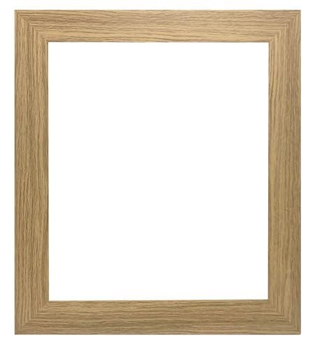 Image of FRAMES BY POST Metro Oak Picture Photo Frame Plastic Glass 50 cm x 70 cm Plastic Glass
