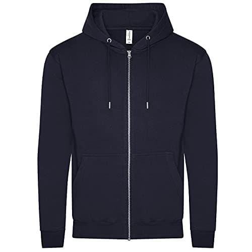 Image of AWDis Just Hoods JH250 Unisex Organic Zoodie - New French Navy - XS