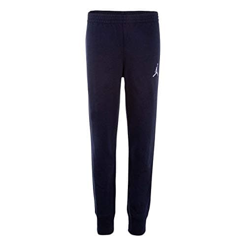 Image of Jordan Boys Youth Jumpman Fleece Jogger Sweat Pants Size M, L, XL, Black, 12-13 years