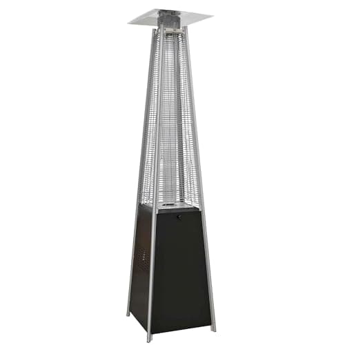 Image of Dellonda Pyramid Gas Patio Heater 13kW for Commercial & Domestic Use, Black - DG98