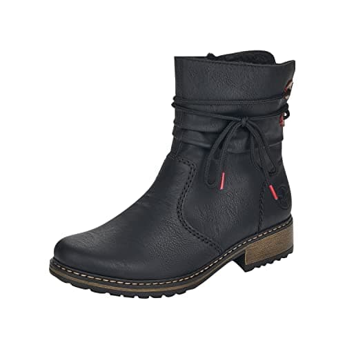 Image of Rieker Herbst/Winter, Women’s Ankle Boots, Black (Schwarz/Mogano / 01 01), 5 UK (38 EU)