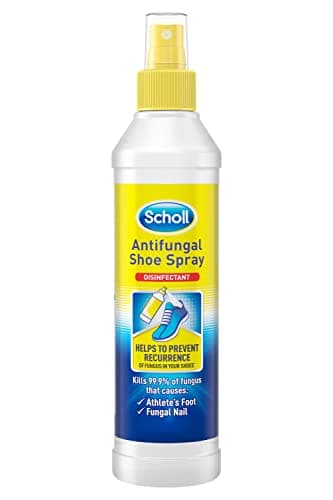 Image of Scholl Shoe Spray Antifungal Disinfectant, 250ml - Kills 99.9% of Fungal Nail & Athlete's Foot Causing Fungi, & Odour Causing Bacteria, Pack of 1