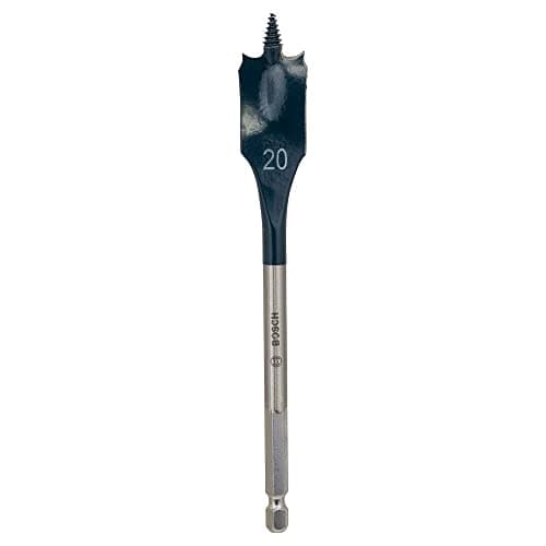 Image of Bosch Professional 2608595491 Selfcut Speed Flat Drill Bit, Hex Shank, 20mm x 152mm, Blue