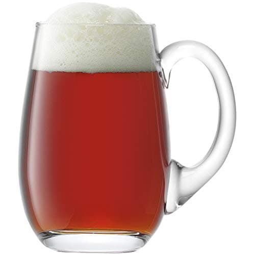 Image of LSA International Bar Beer Tankard Curved 750ml Clear | 1 Unit | Mouthblown & Handmade Glass | BR39