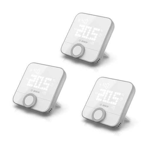 Image of Bosch Smart Home Room Thermostat II for controlling smart radiator thermostats, set of 3