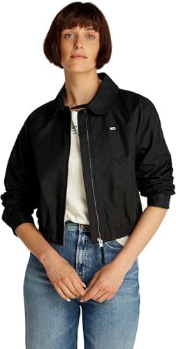 Image of Tommy Jeans TJW COTTON JACKET EXT Other Jackets Women's, Black (Black), M