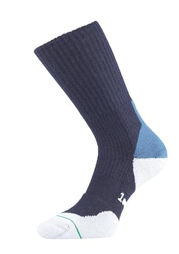 Image of 1000 Mile Men's (6-8«) MILE OUTDOOR SOCK FUSION NAVY 2032N M 6 8 MENS, Navy, 6-8.5 Mens UK