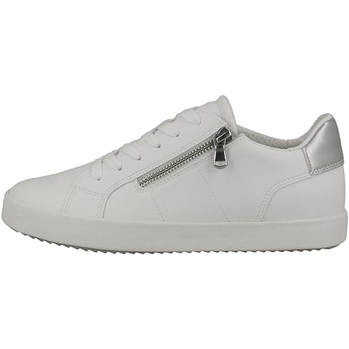 Image of Geox Womens D Blomiee Sneakers, Optic White, 7 UK