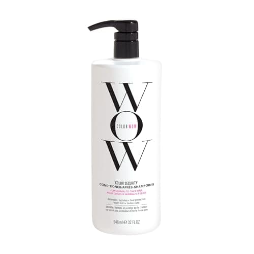 Image of COLOR WOW Color Security Conditioner for Normal to Thick Hair – Hydrating Conditioner for Normal to Coarse Hair Types | Colour-Safe, Heat Protectant, With Avocado Oil, Super Size 946ml