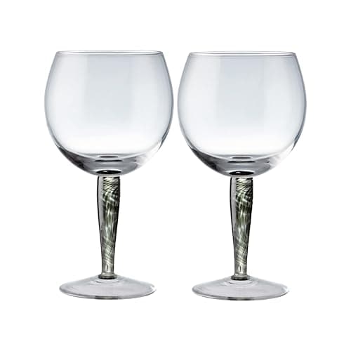 Image of Denby Jet Gin Glasses Set of 2, Black