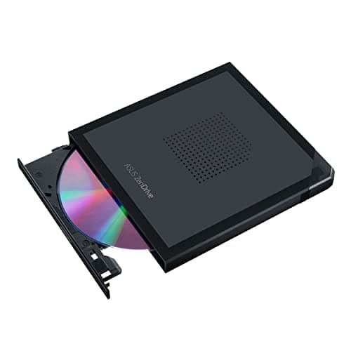 Image of ASUS ZenDrive V1M External DVD Drive and Writer with Built-in Cable-Storage Design, USB-C Interface, Compatible with Win 11 and macOS, M-DISC Support (SDRW-08V1M-U)