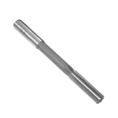 Image of sourcing map Chucking Reamer 15.5mm, H7 HSS Lathe Machine Reamer 6 Straight Flutes, Round Shank Milling Cutting Tool, Metric Reaming Drill Bit for Stainless Steel Metal Hole