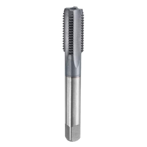 Image of sourcing map M14x1.75 Metric Thread Tap 6542 Cobalt High-Speed Steel TiCN Coated Plug Tap Right Hand Straight Flutes Screw Threading Hand Tap