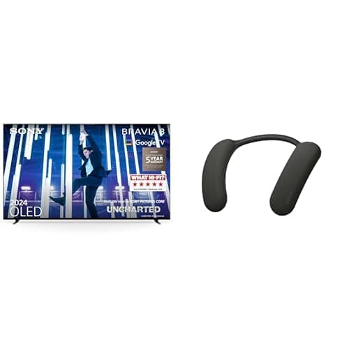 Image of Sony BRAVIA 8 OLED, K55XR80, 55 Inch 4K HDR Google Smart TV (2024) BRAVIA Theatre U – Dolby Atmos® neckband speaker, Wireless, Bluetooth®, 12h Battery, HT-AN7