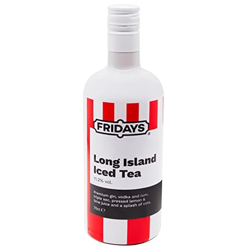 Image of Fridays Long Island Iced Tea Pre-Mixed Cocktail - Ready To Drink Cocktail With Gin, Vodka And Rum - 70cl 11.2% ABV Long Island Iced Tea Mix - Perfect Party Drink For All Occasions