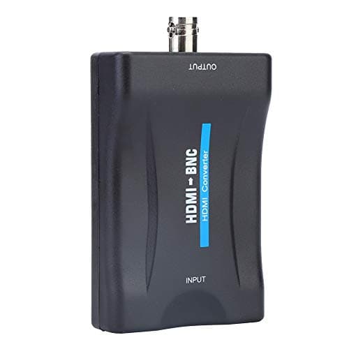 Image of HDMI to BNC Converter, HDMI to BNC Composite Video Adapter and 3.5mm Audio Signal Converter with USB Charging Cable, Support NTSC/PAL