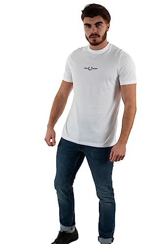 Image of T-SHIRT UOMO FRED PERRY WHITE