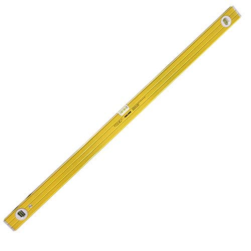 Image of 48" (1200mm) Ribbed Spirit Level Aluminium Scaffolding Builders Milled Box Section