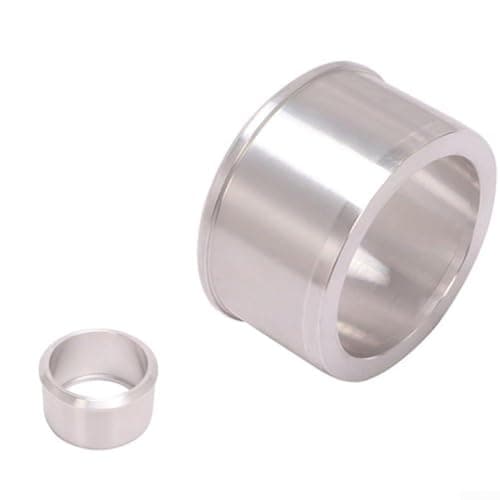 Image of HomeVortex Stainless Steel Exhaust Pipe Muffler Connector Adapter with Long and Short Brackets for Most Motorcycles Tool-Free Installation Water Resistant Fit(60-to-51)