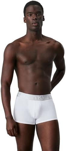 Image of Calvin Klein Men's Trunk, Black/White/Grey Heather, M