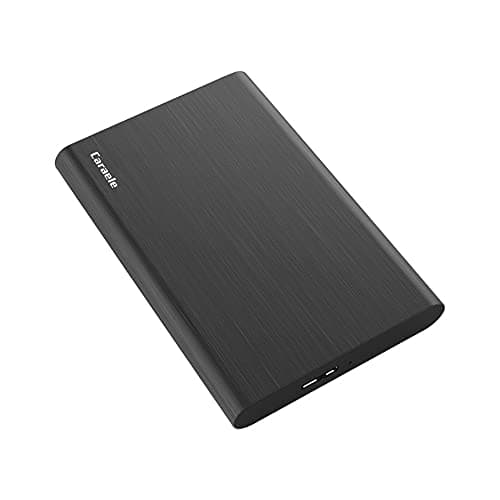 Image of Caraele 1TB Ultra Slim Portable External Hard Drive USB3.0 HDD Storage Compatible for PC, Desktop, Laptop, MacBook, Chromebook, Xbox One, Xbox 360, PS4 (Black)