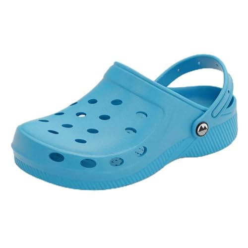 Image of Lakeland Active Children's Silloth Lightweight Ventilated Clogs - Aqua Blue - 3 UK