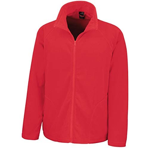 Image of Result Men's Core Micro Fleece Jacket, Red, Large