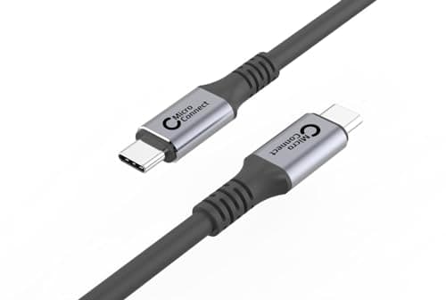 Image of MicroConnect USB3.2CC2 USB cable 2 m USB 3.2 Gen 2 [3.1 Gen 2] USB C Black, S