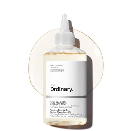 Image of The Ordinary Glycolic Acid 7% Exfoliating Toner, Brightening and Smoothing Daily Toner for More Even-Looking Skin Tone, 240ml